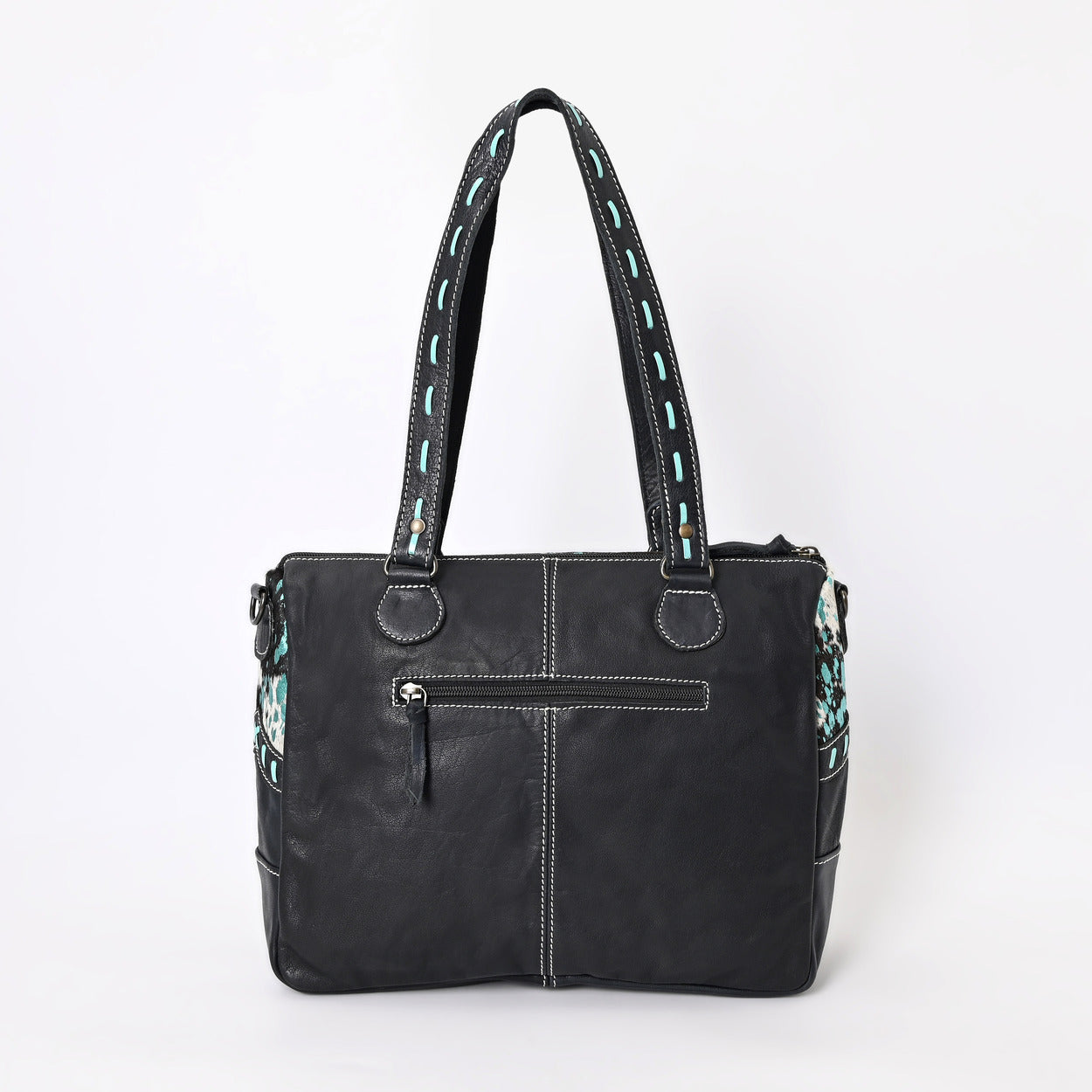 Turquoise Sprinkle Messenger Bag