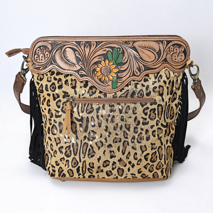 Faling Sunflower Hand Tooled