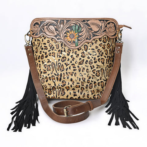 Faling Sunflower Hand Tooled