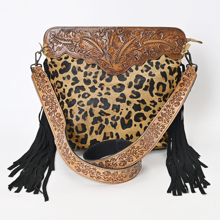 Dry Oak Tooled Bag