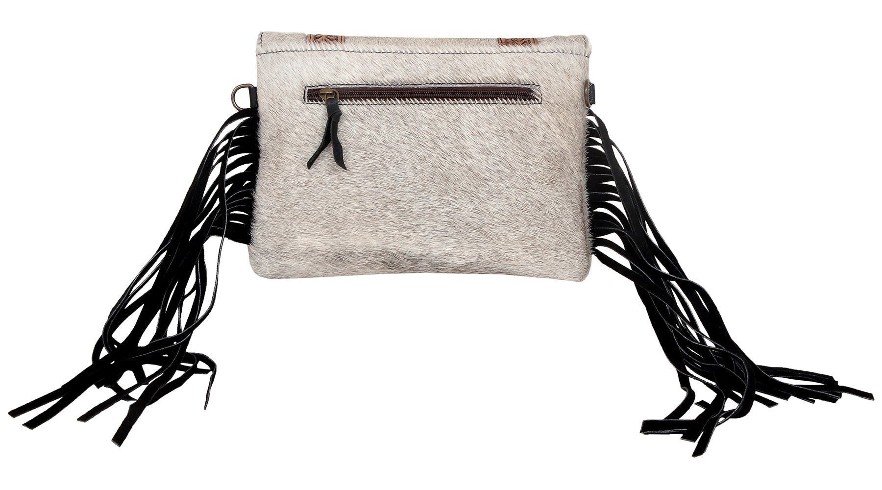 Flying Eagle Gray Hand Tooled Bag