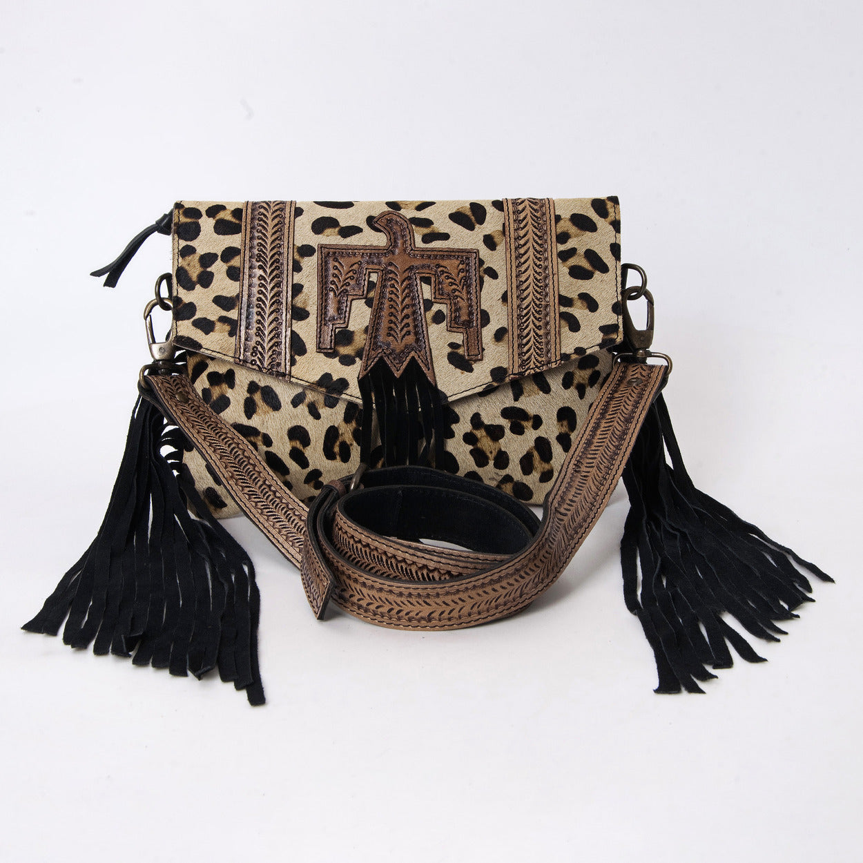 Flying Eagle Leopard Bag