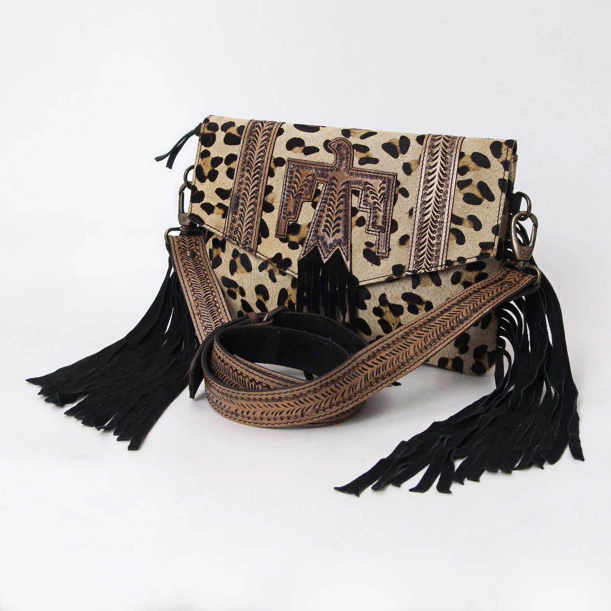 Flying Eagle Leopard Bag