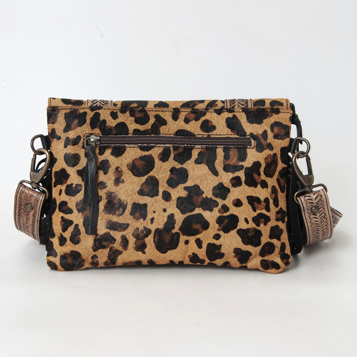 Flying Eagle Jaguar Hand Tooled Bag