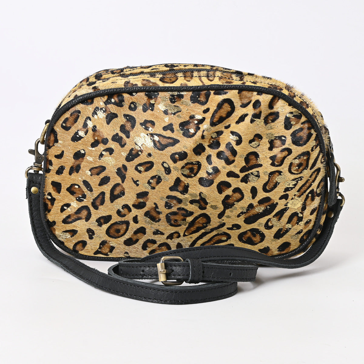 Brown Panther Pouch Bag