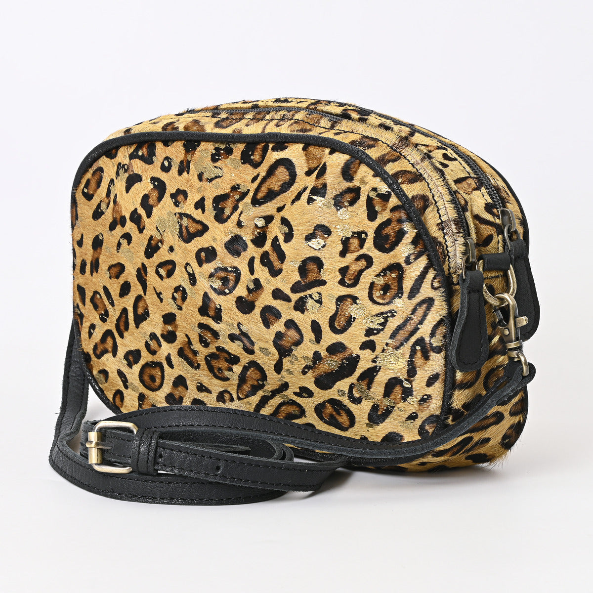 Brown Panther Pouch Bag