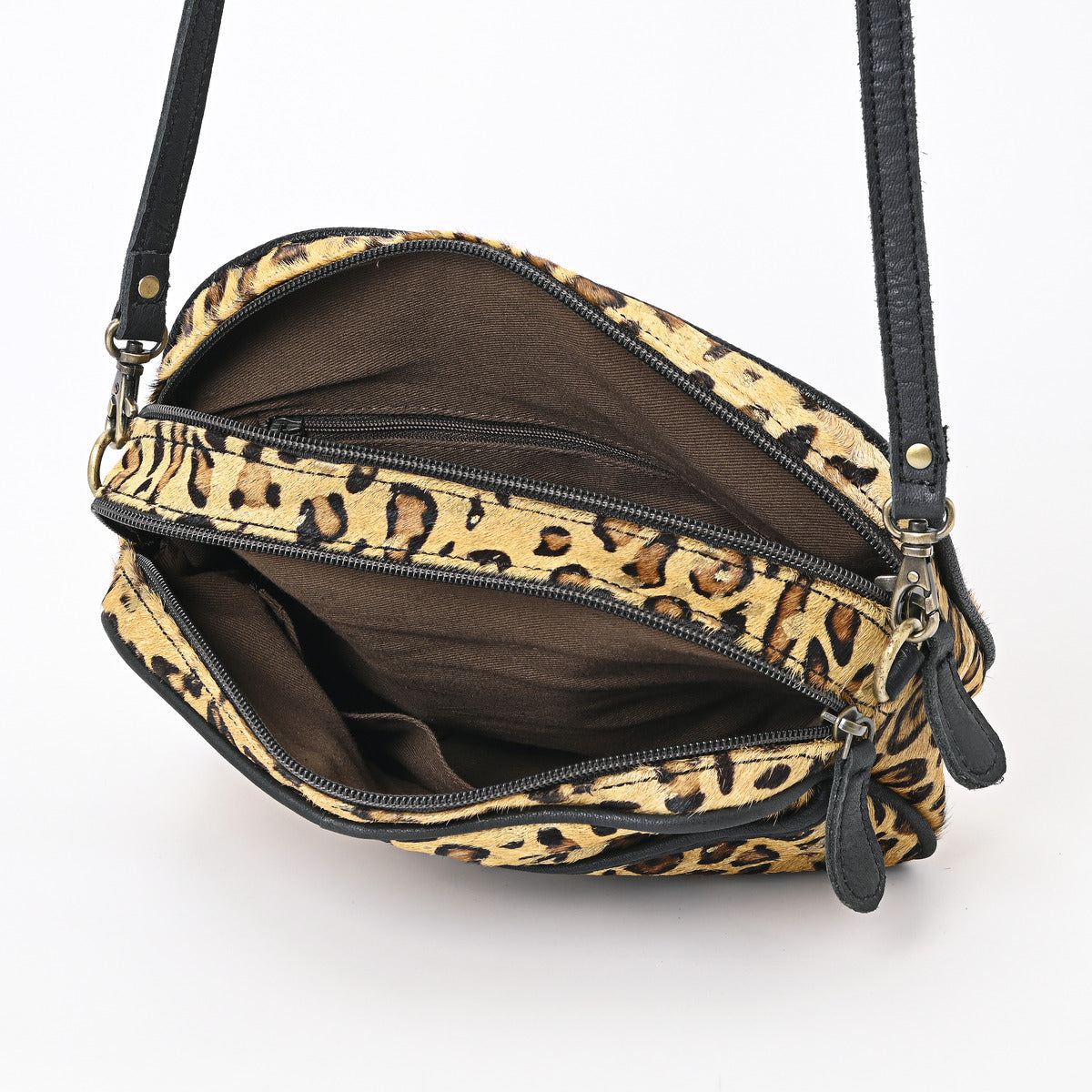 Brown Panther Pouch Bag