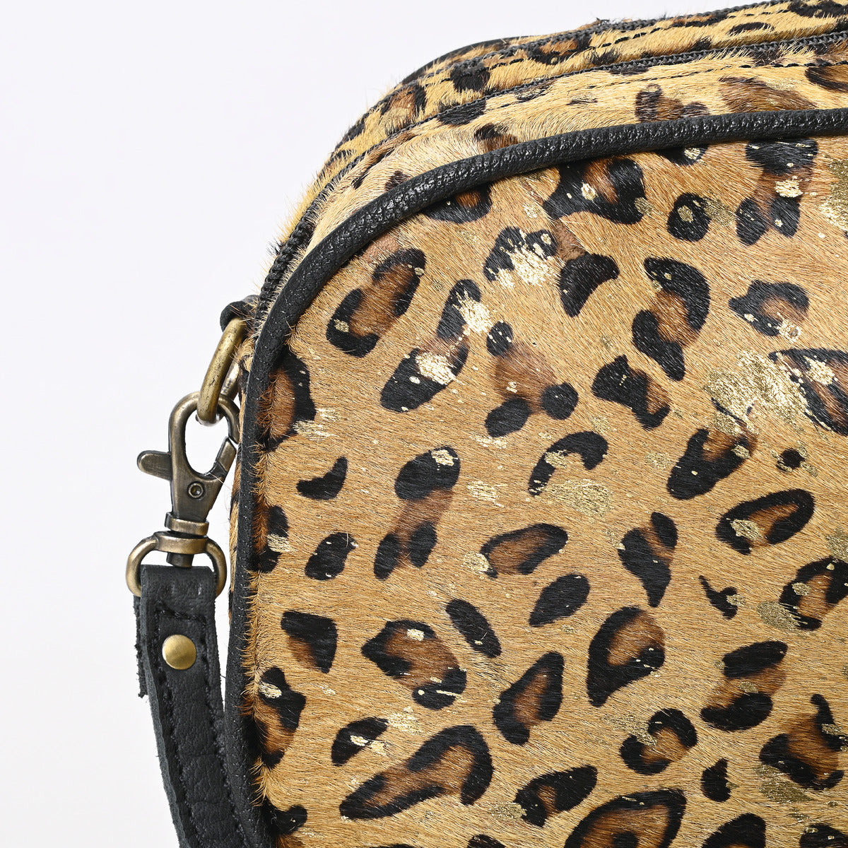 Brown Panther Pouch Bag