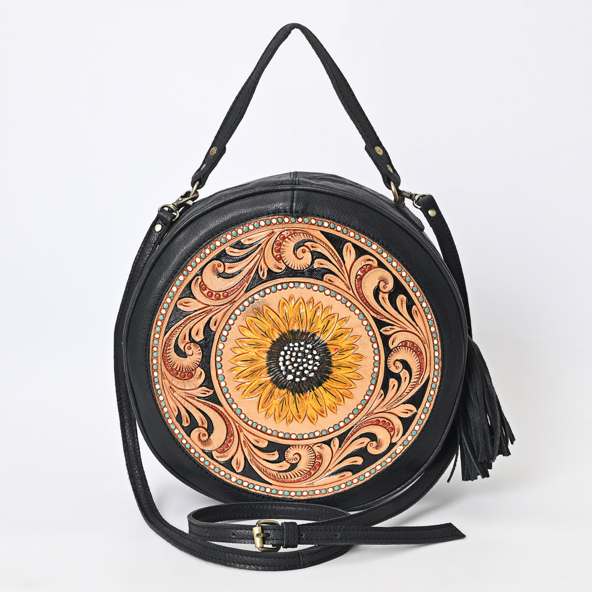 Castle Décor Round Bag