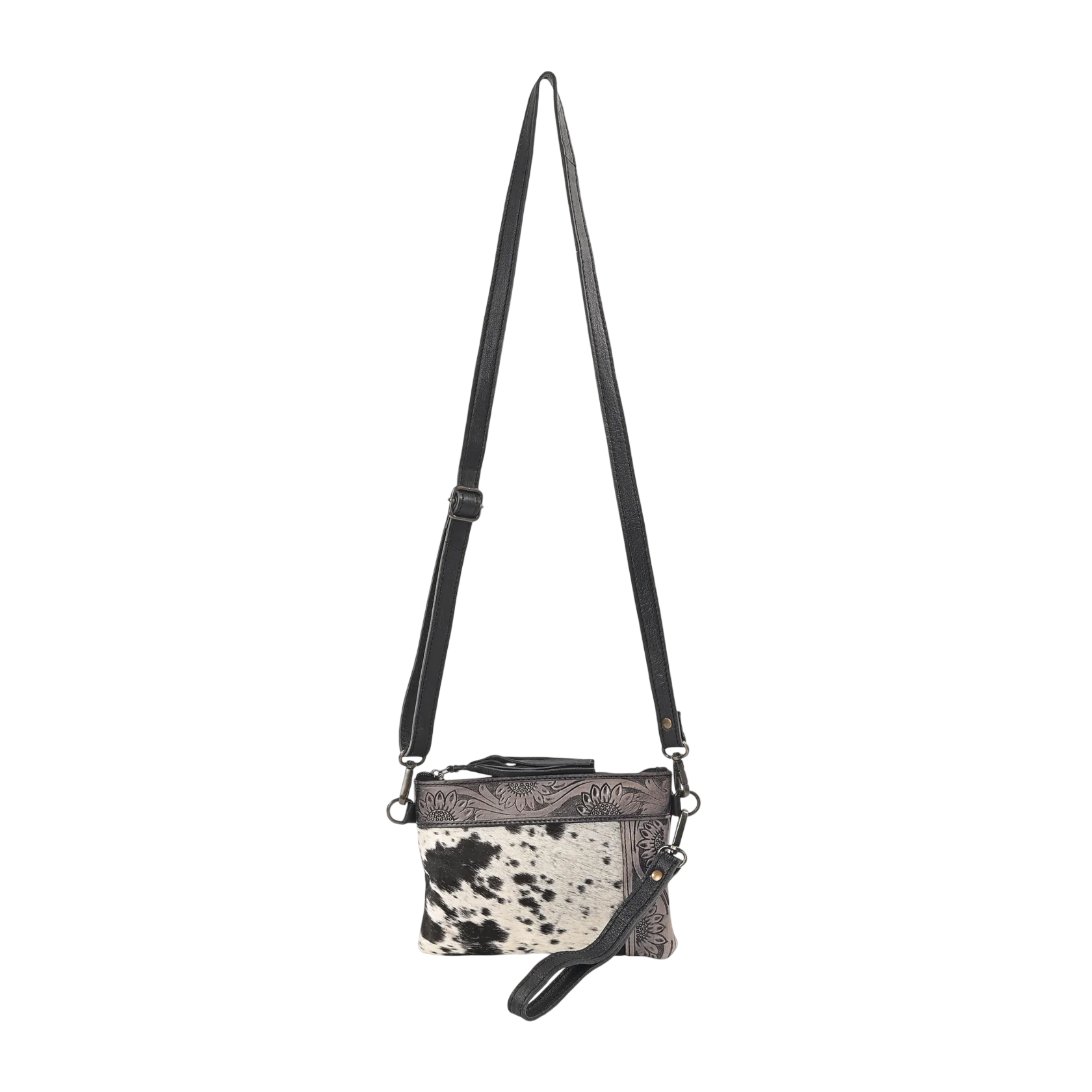 L Tooled Clara Side Bag