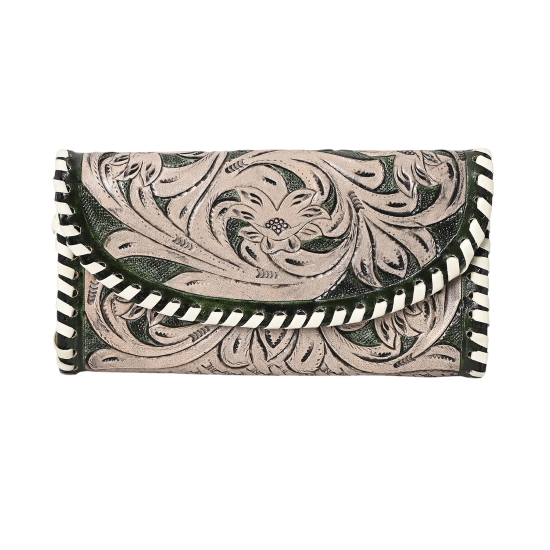 Circe Hand Tooled wallet