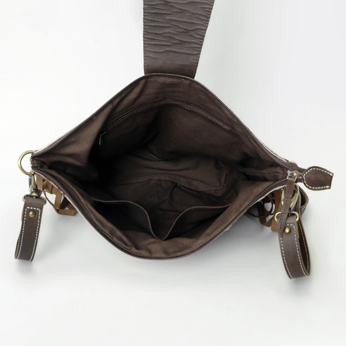 Hazel Blue Crossbody Fringe Bag