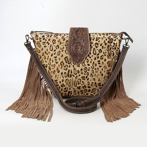 Hazel Safari Crossbody Fringe Bag
