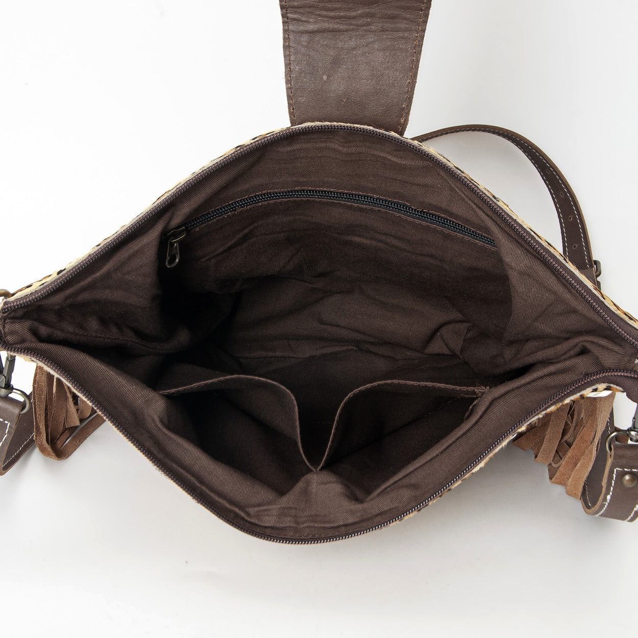 Hazel Safari Crossbody Fringe Bag