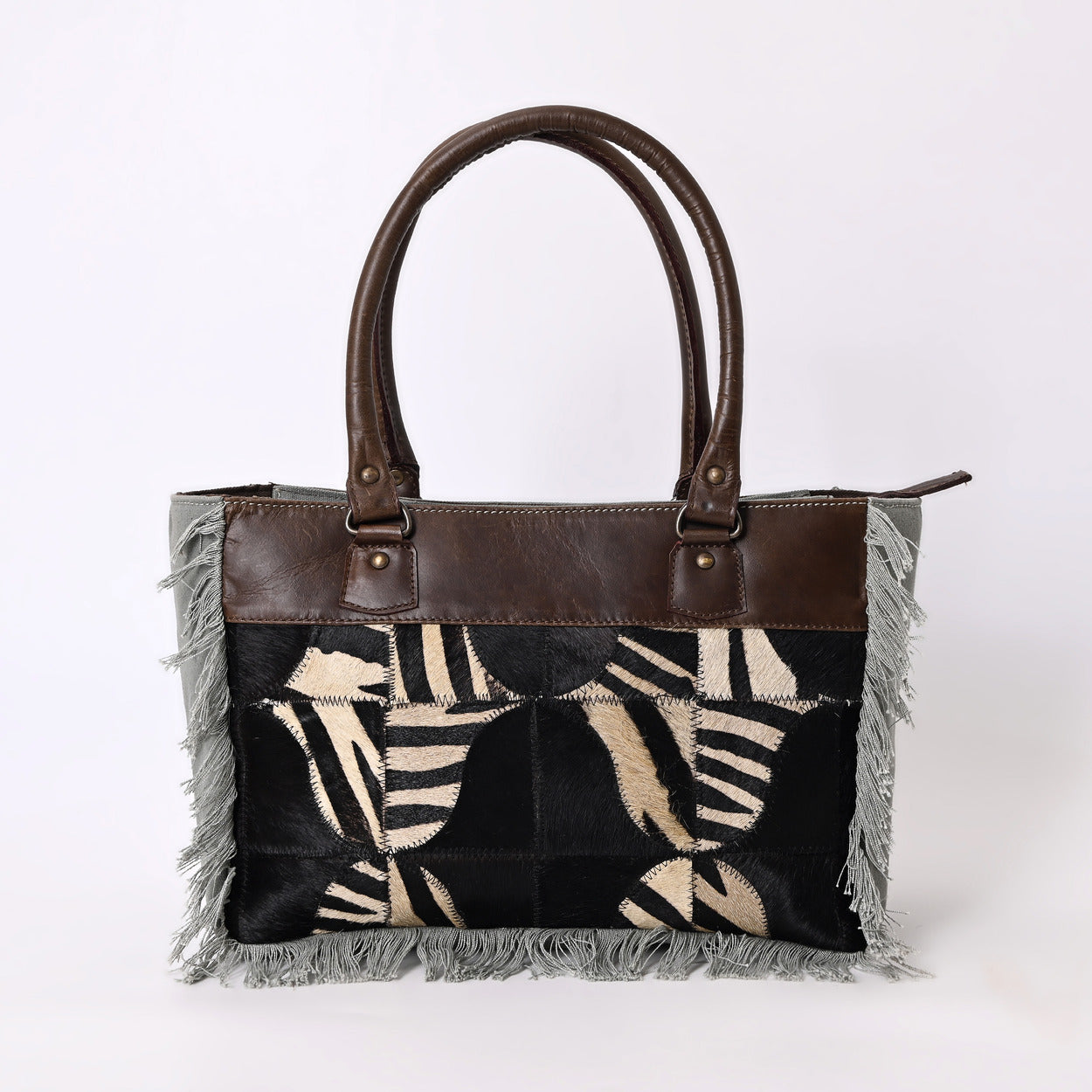 Prism Zebra Canvas Bag