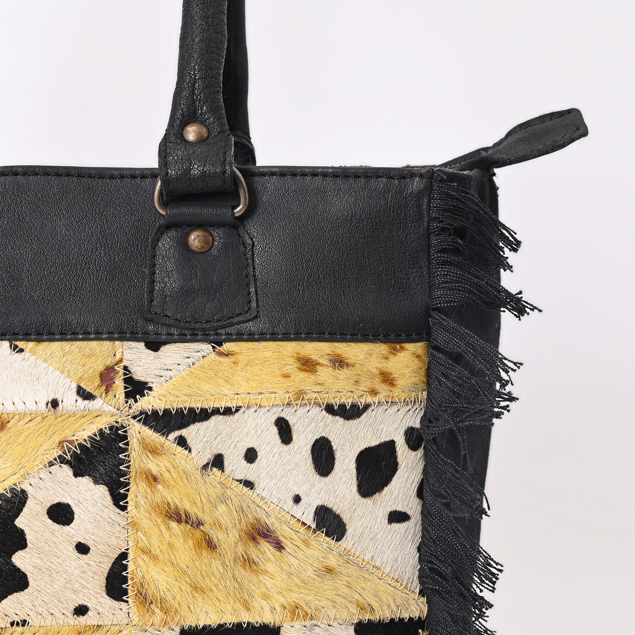 Yellow Palm Small Weekender