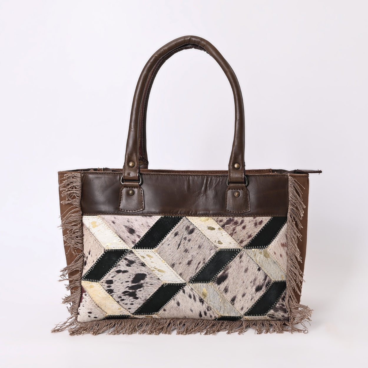 Washed Diamond Patch Bag