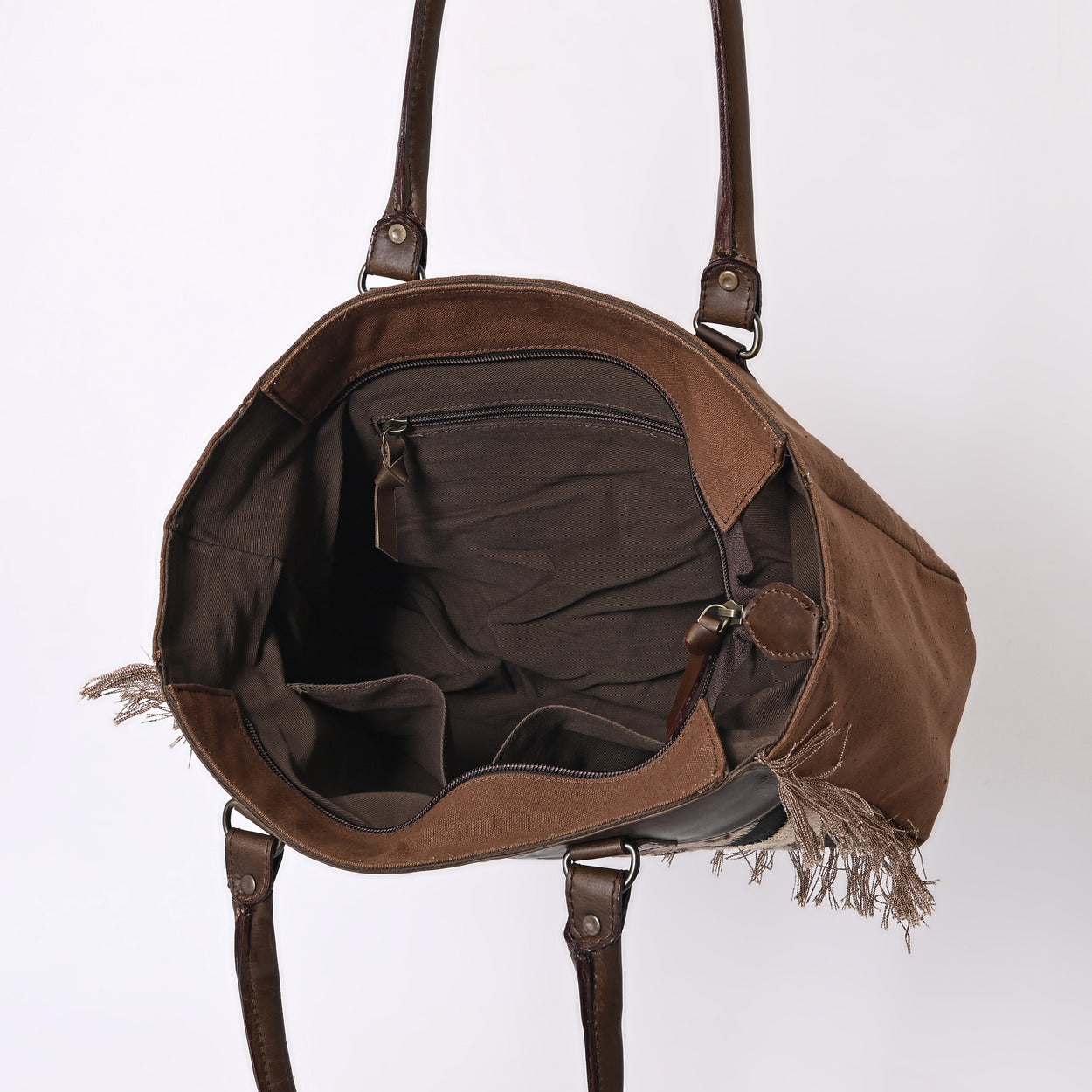 Washed Diamond Patch Bag