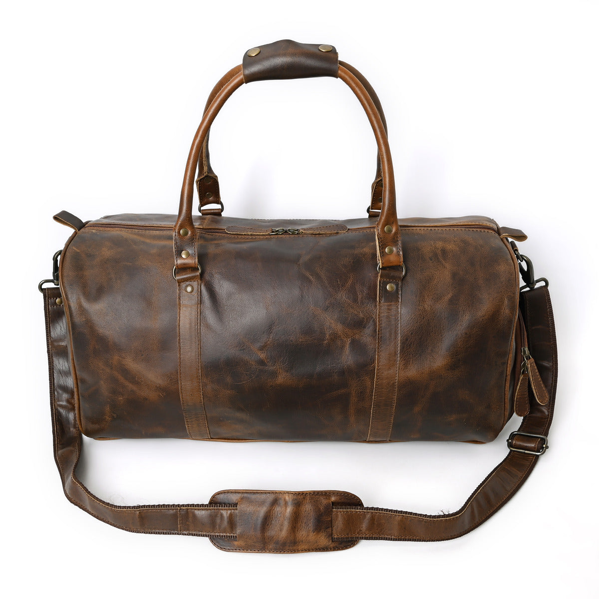 Calmra Hunter Leather Messenger Bag