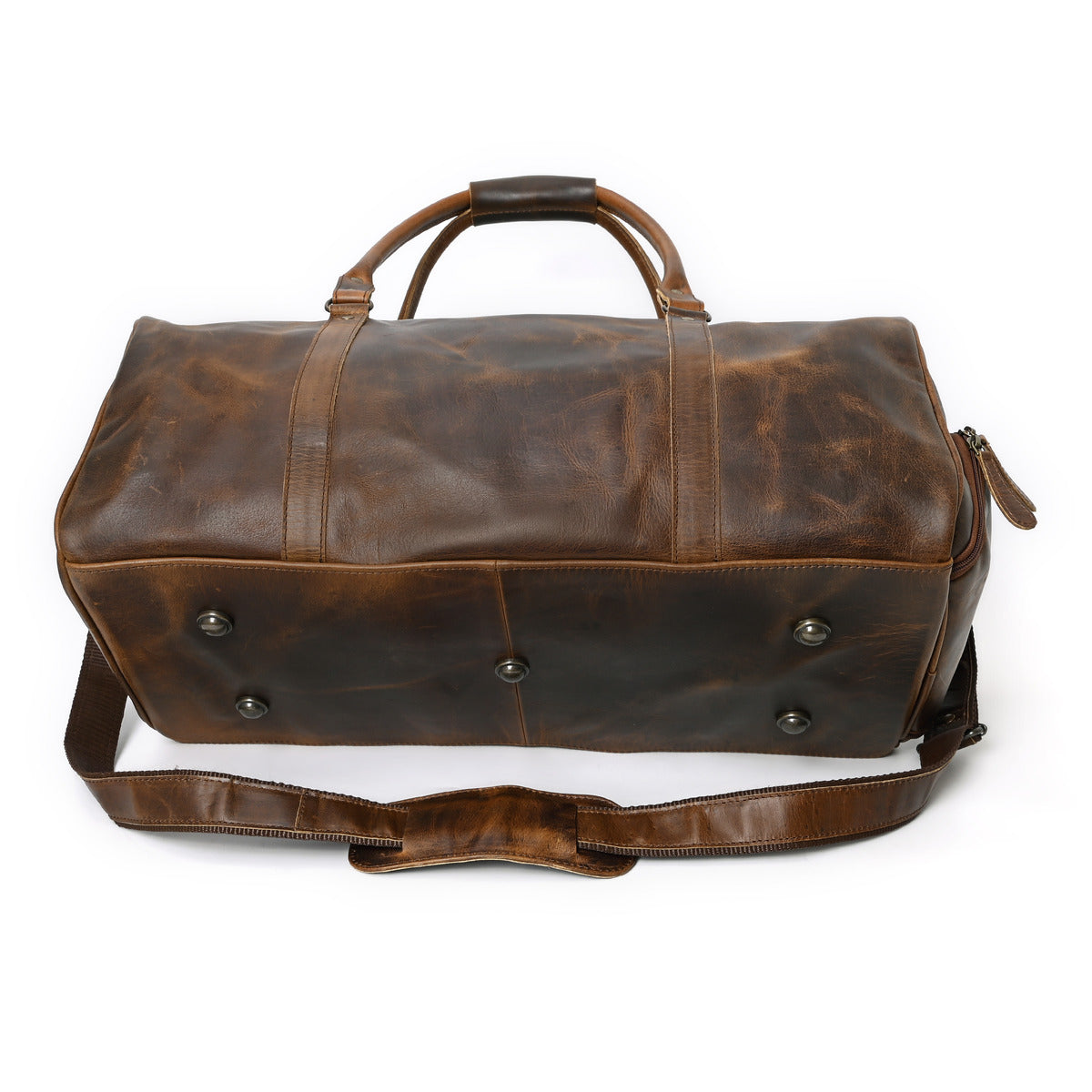 Calmra Hunter Leather Messenger Bag