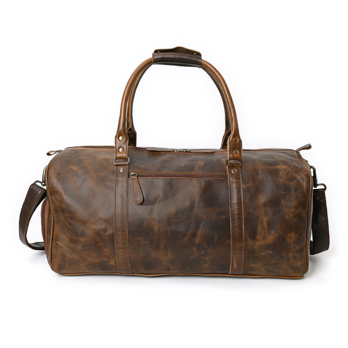 Calmra Hunter Leather Messenger Bag