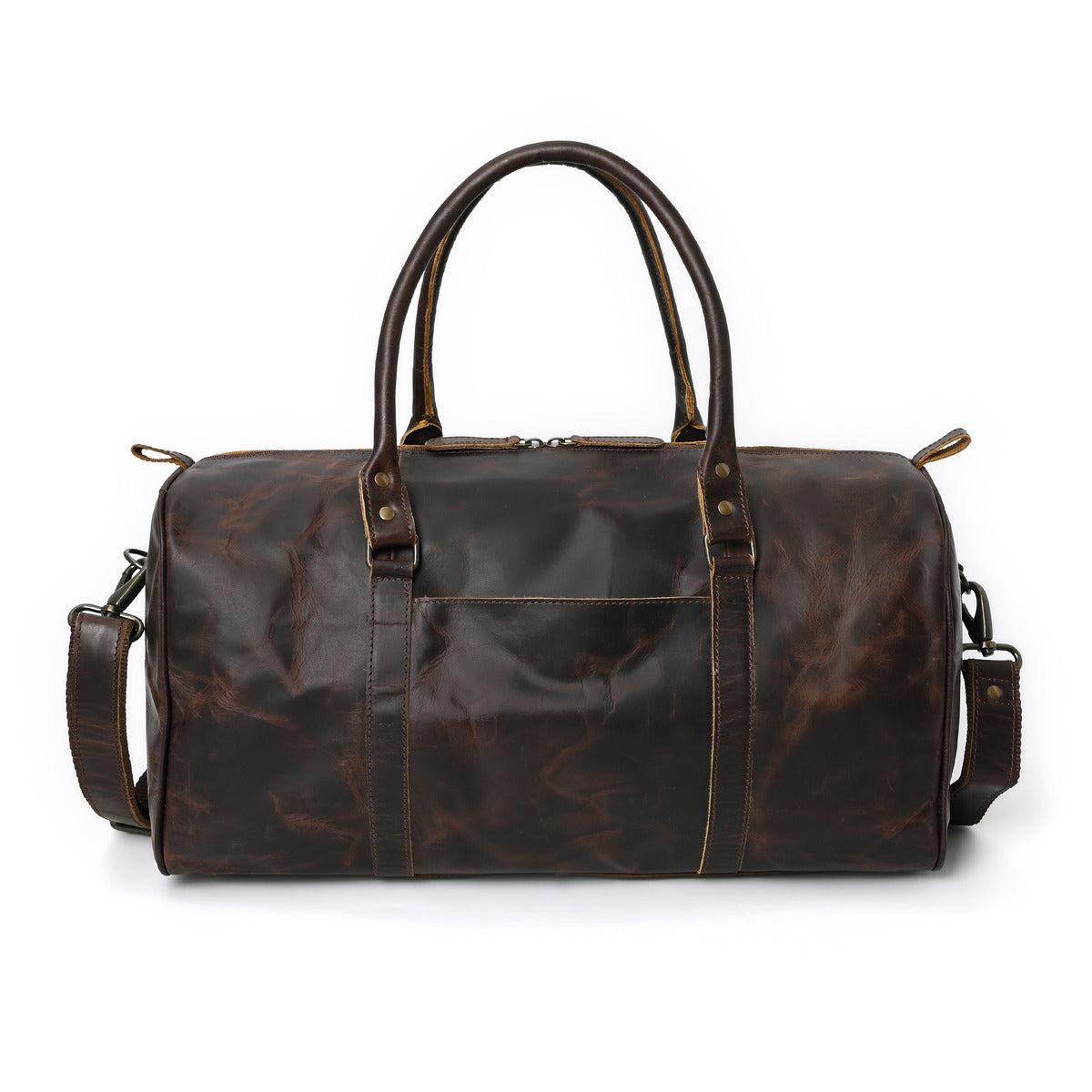 Rusty Hunter Leather Messenger Bag