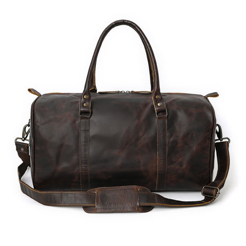 Rusty Hunter Leather Messenger Bag