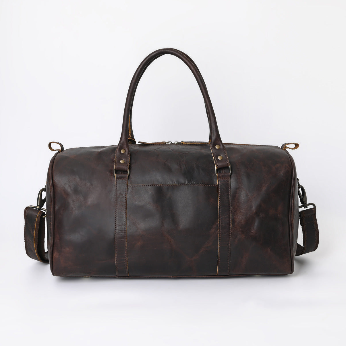 Rusty Hunter Leather Messenger Bag