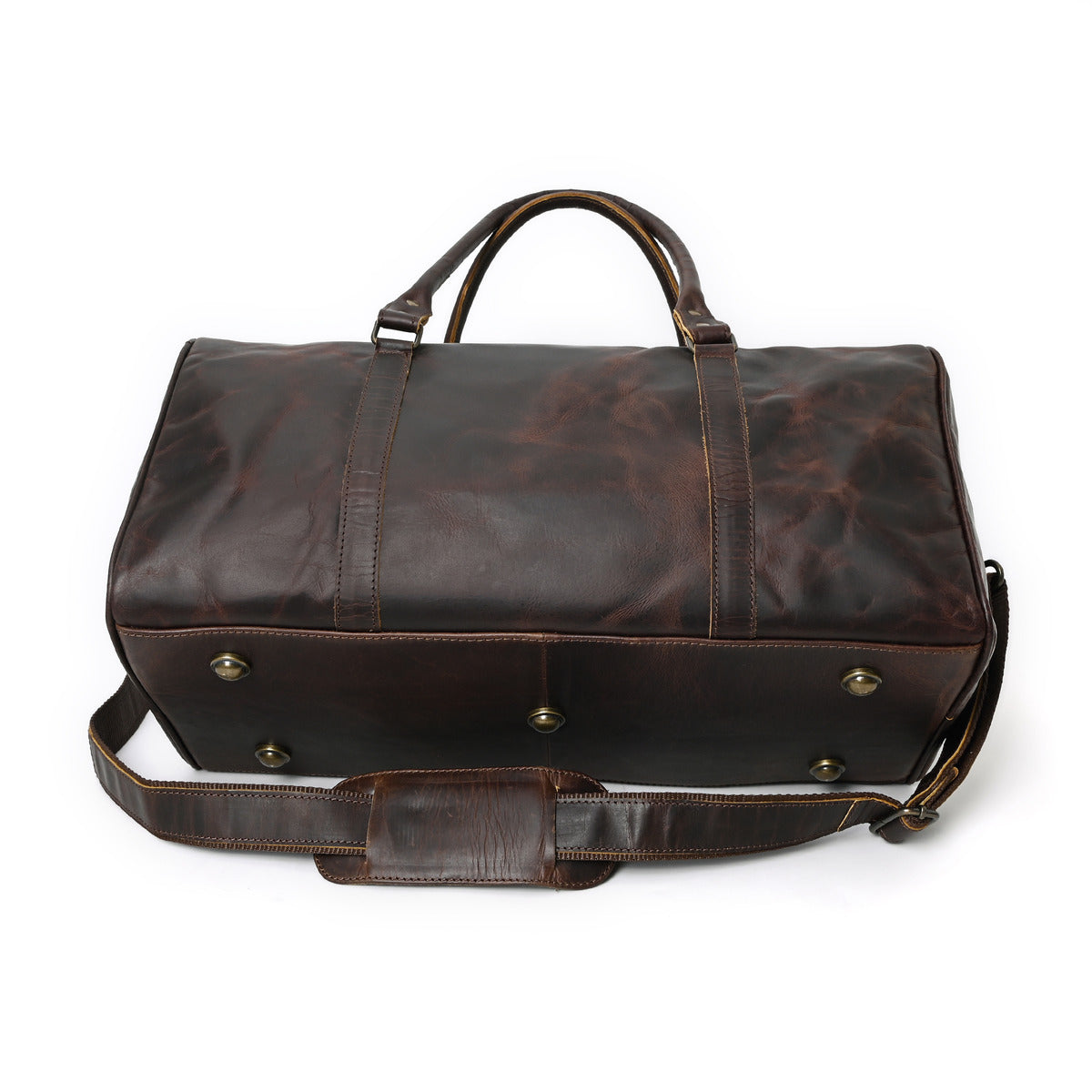 Rusty Hunter Leather Messenger Bag
