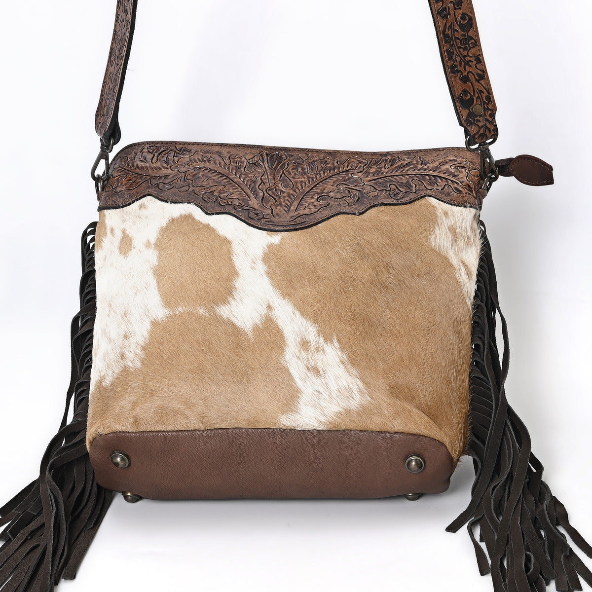 Amanda Tooled Crossbody Bag