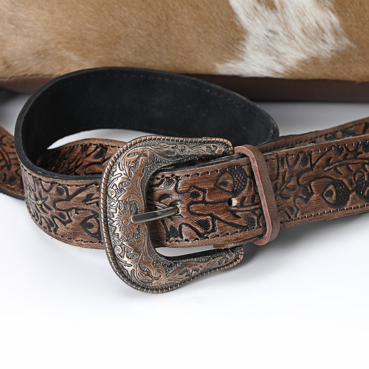 Amanda Tooled Crossbody Bag