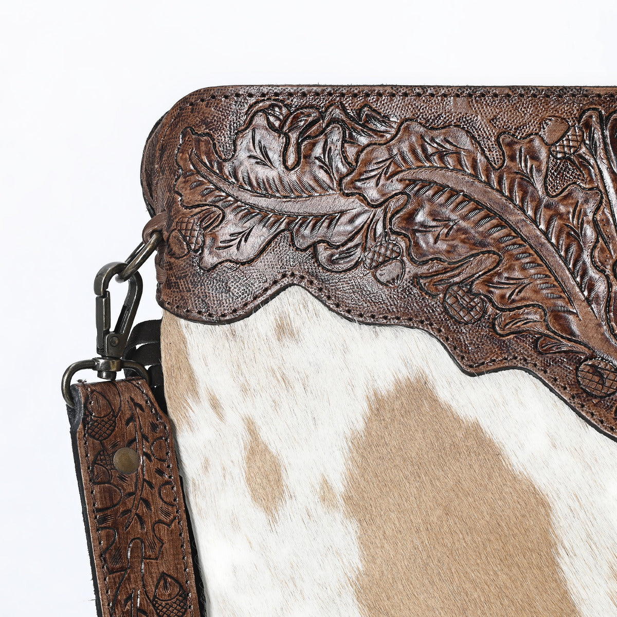 Amanda Tooled Crossbody Bag