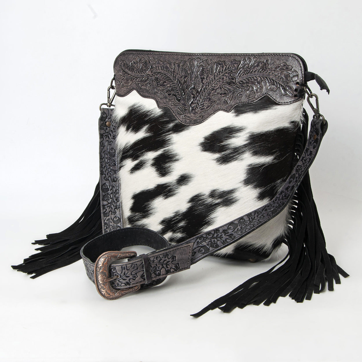 Amanda Tooled Crossbody Bag