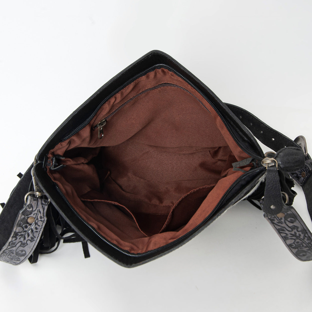 Amanda Tooled Crossbody Bag