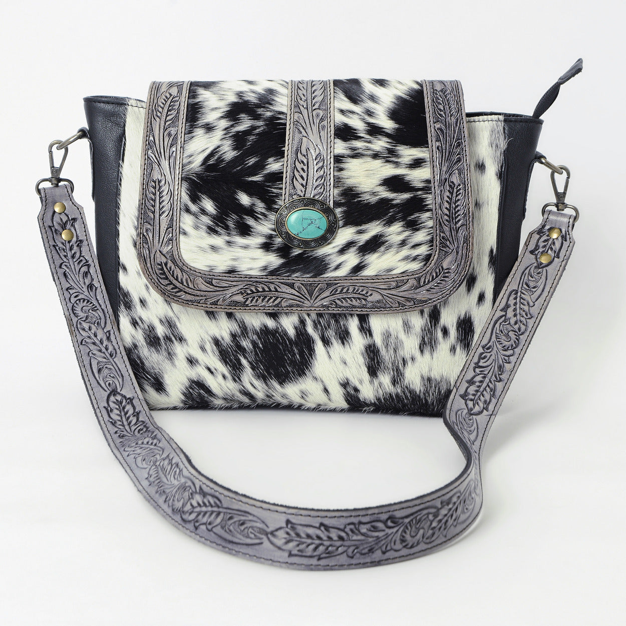 Smoky Tooled Leather Bag