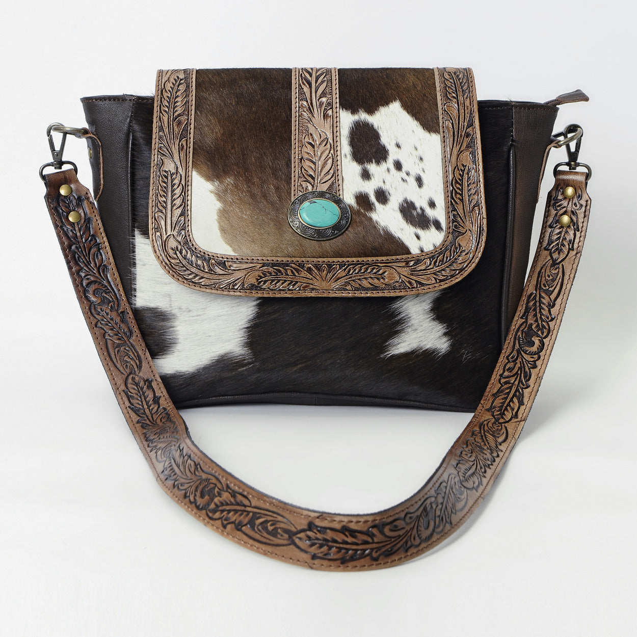 Smoky Tooled Leather Bag
