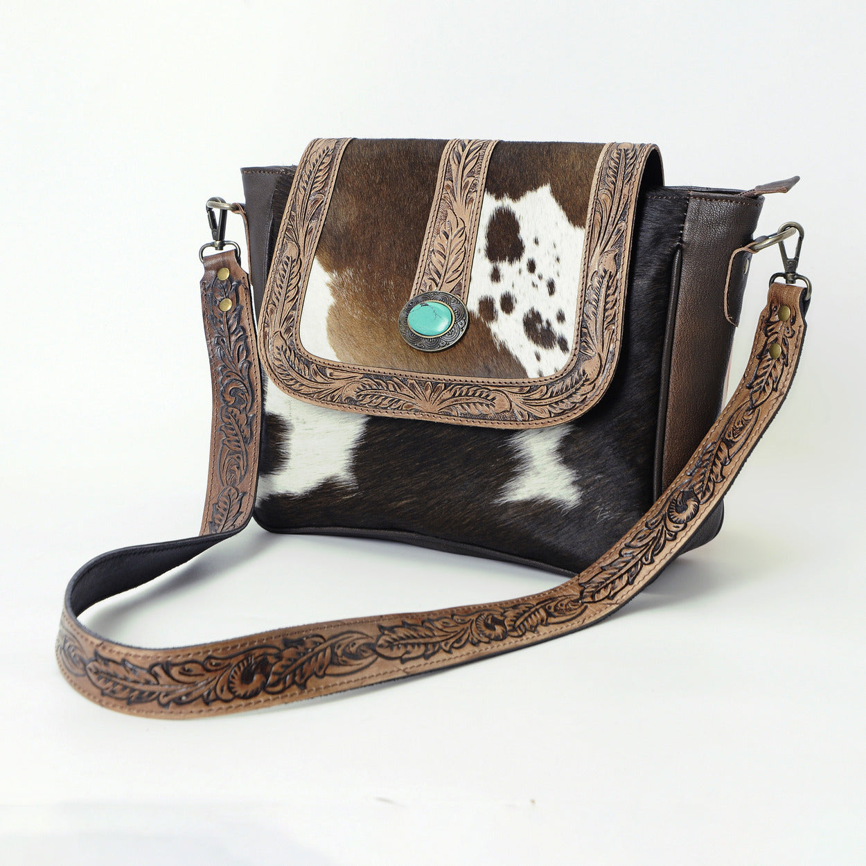 Smoky Tooled Leather Bag