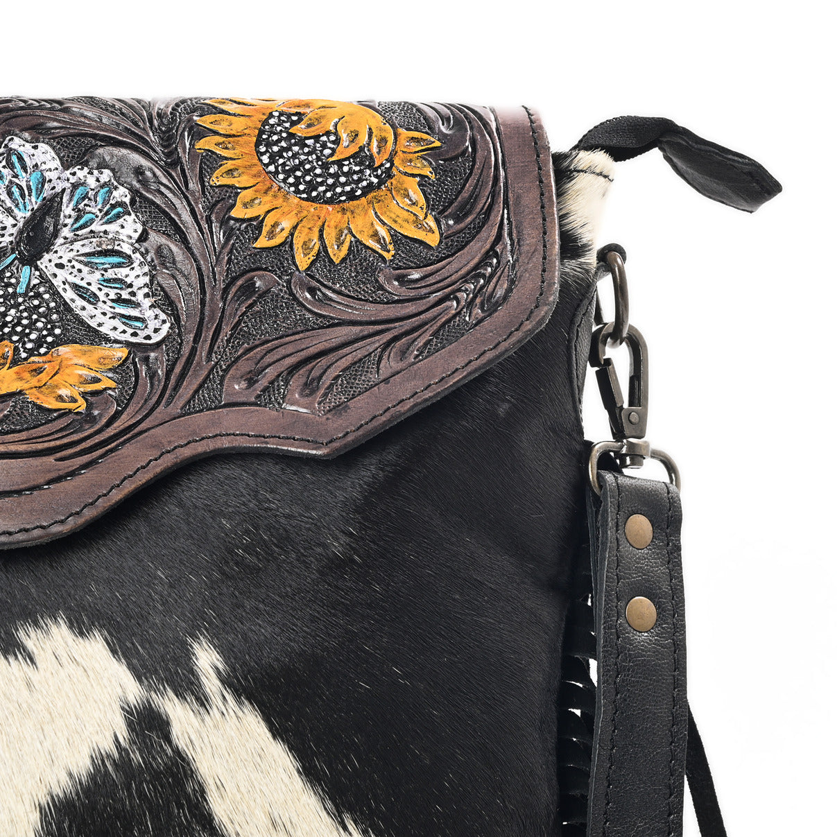 Butterfly Nectar Tooled Bag