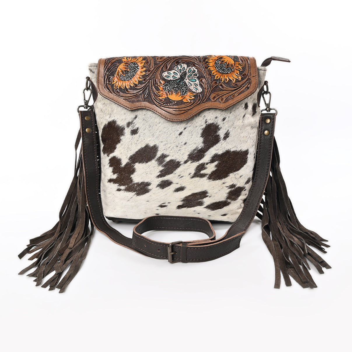 Butterfly Nectar Tooled Bag