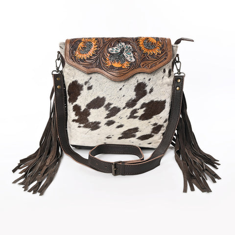 Butterfly Nectar Tooled Bag