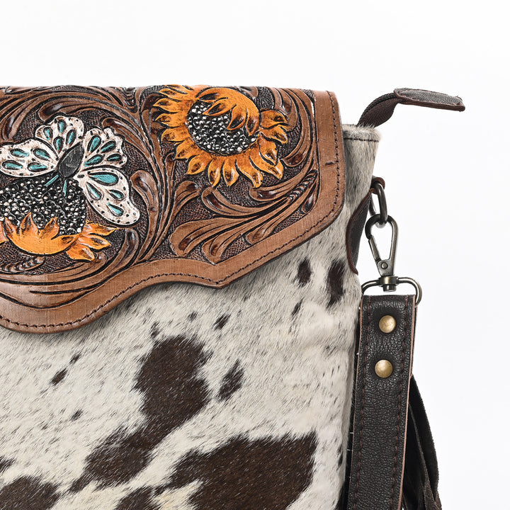 Butterfly Nectar Tooled Bag