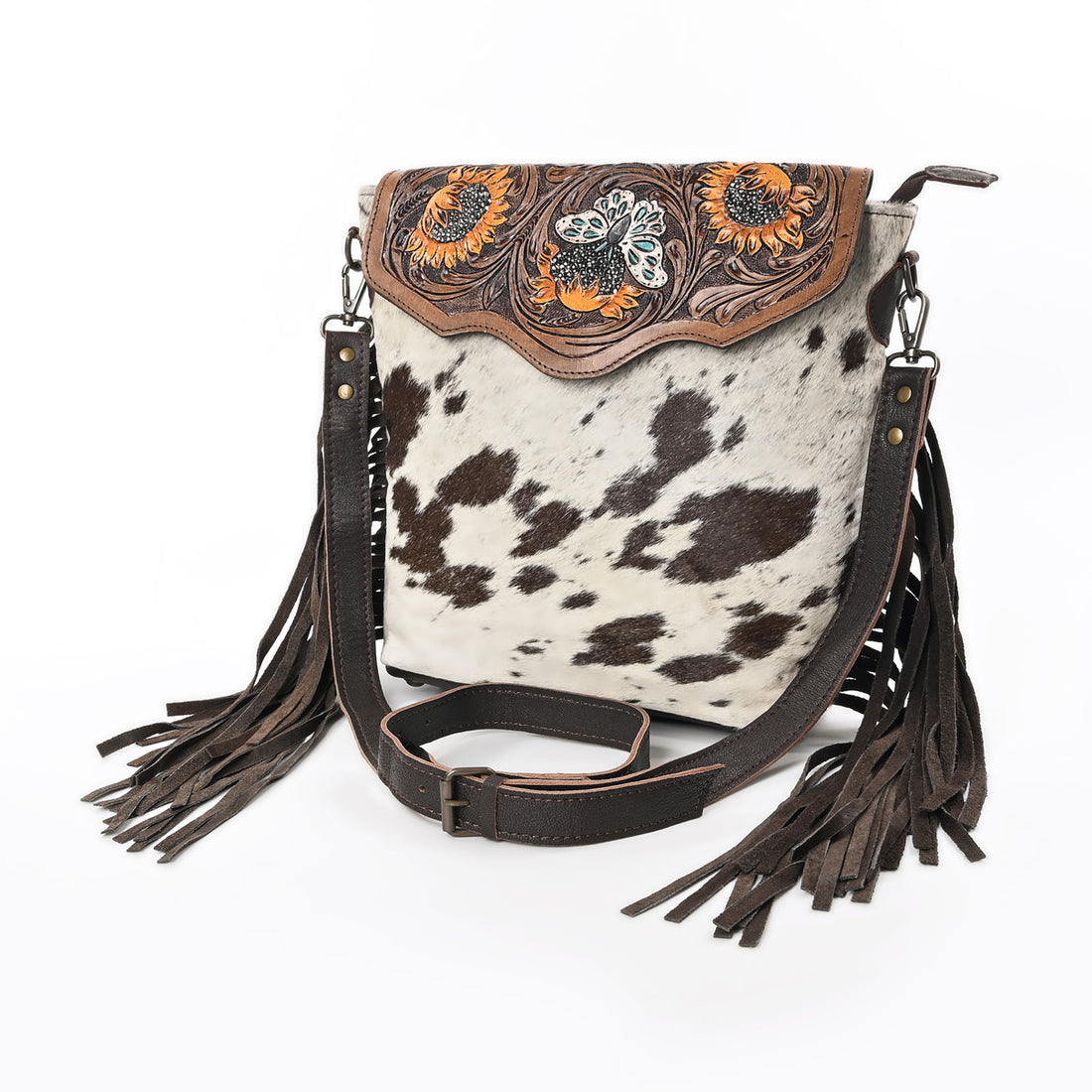 Butterfly Nectar Tooled Bag