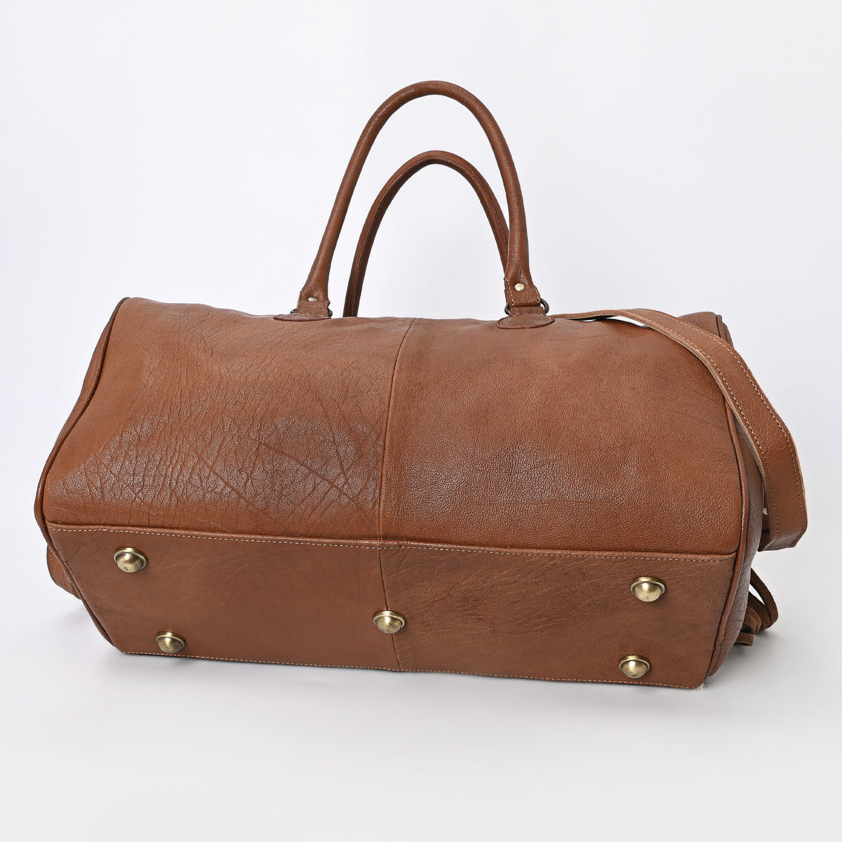TAN Azetic Concho Duffle