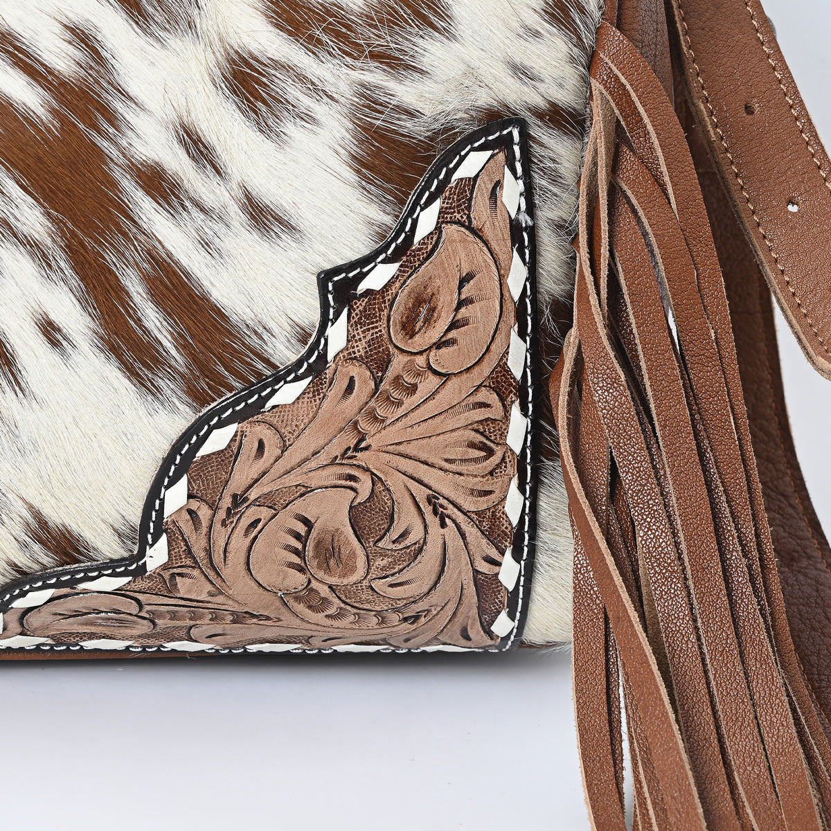 TAN Azetic Concho Duffle