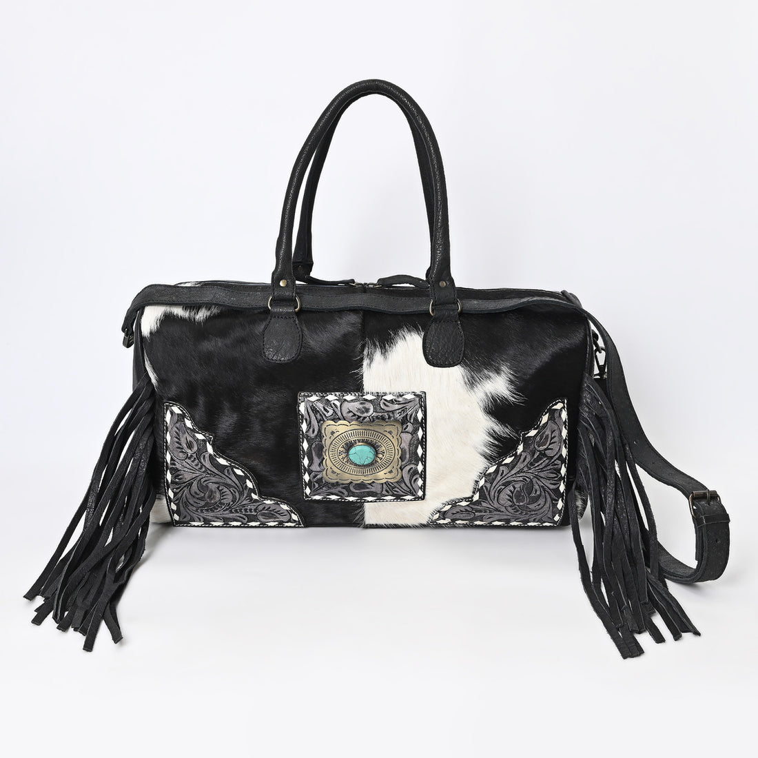 Black Azetic Concho Duffle