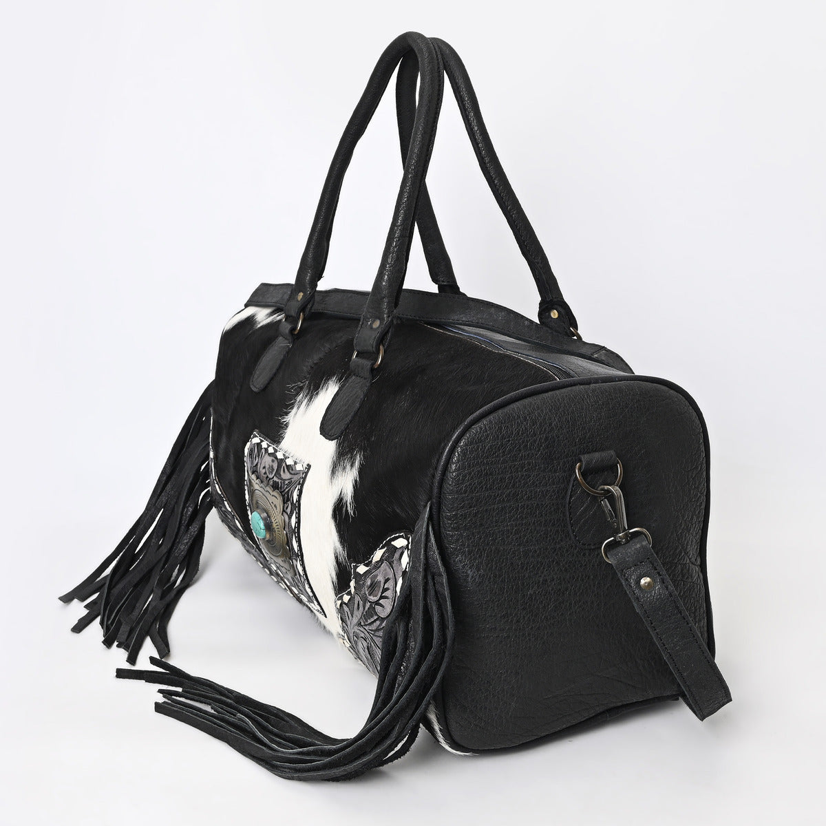 Black Azetic Concho Duffle