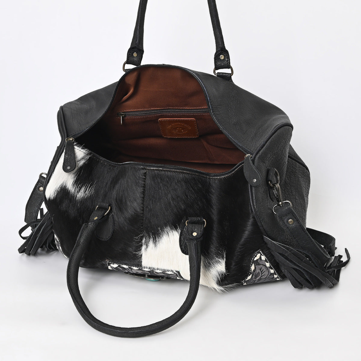 Black Azetic Concho Duffle