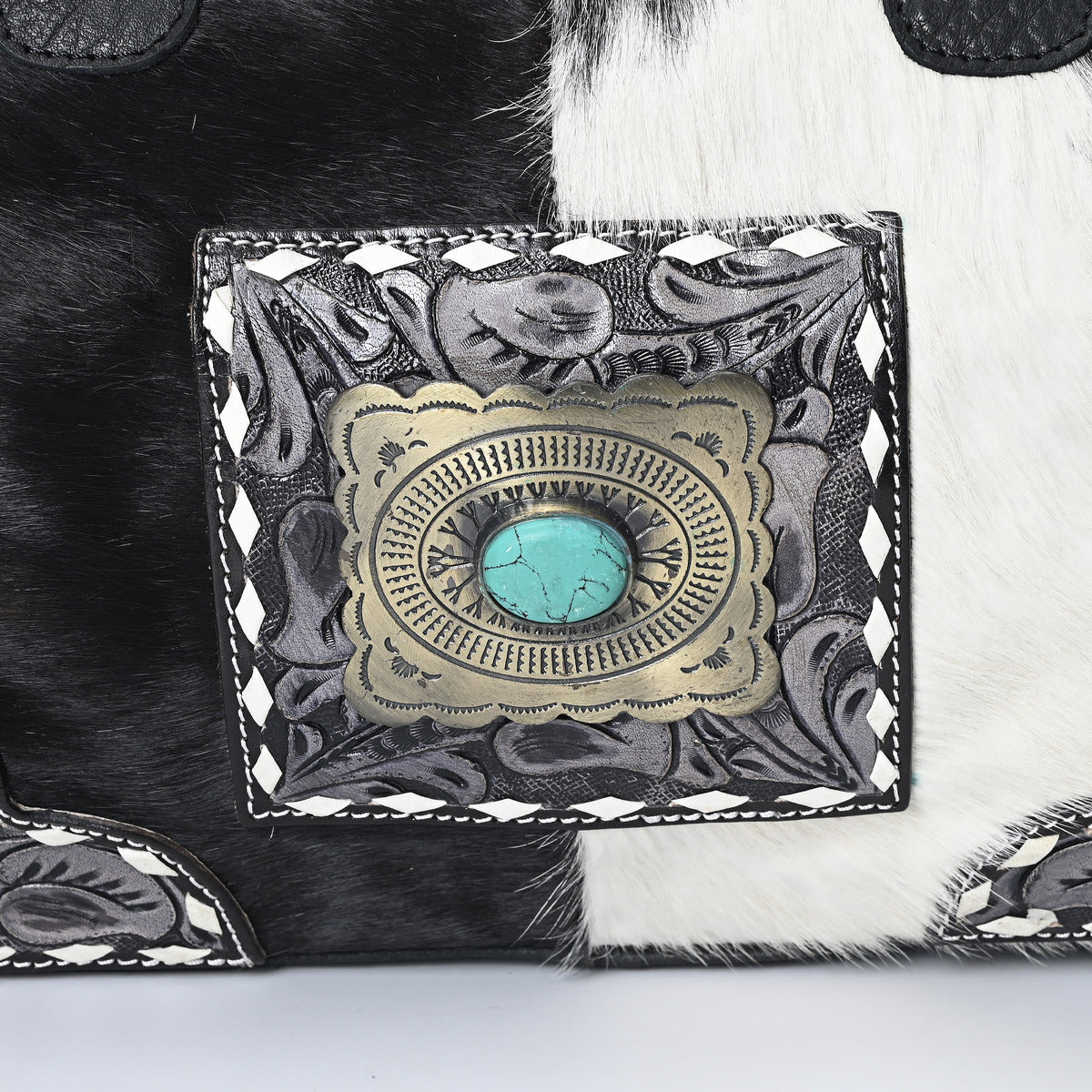 Black Azetic Concho Duffle