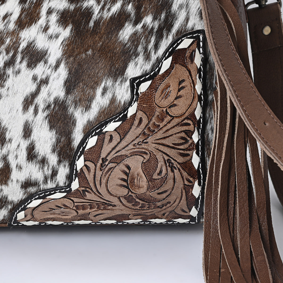 Light Brown Azetic Concho Duffle