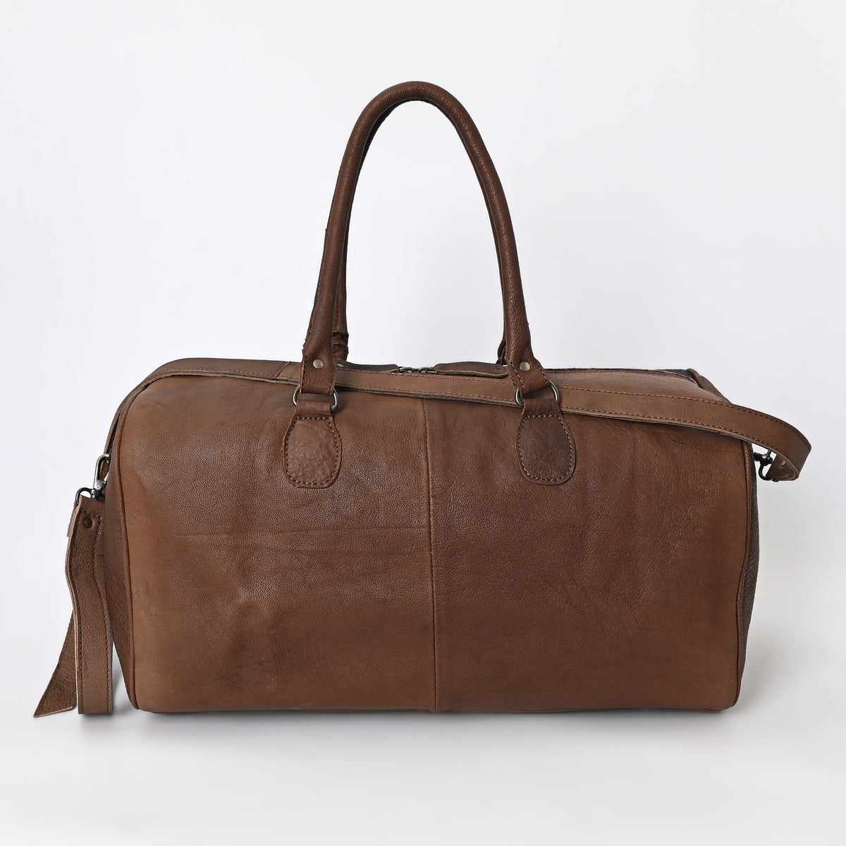 Light Brown Azetic Concho Duffle